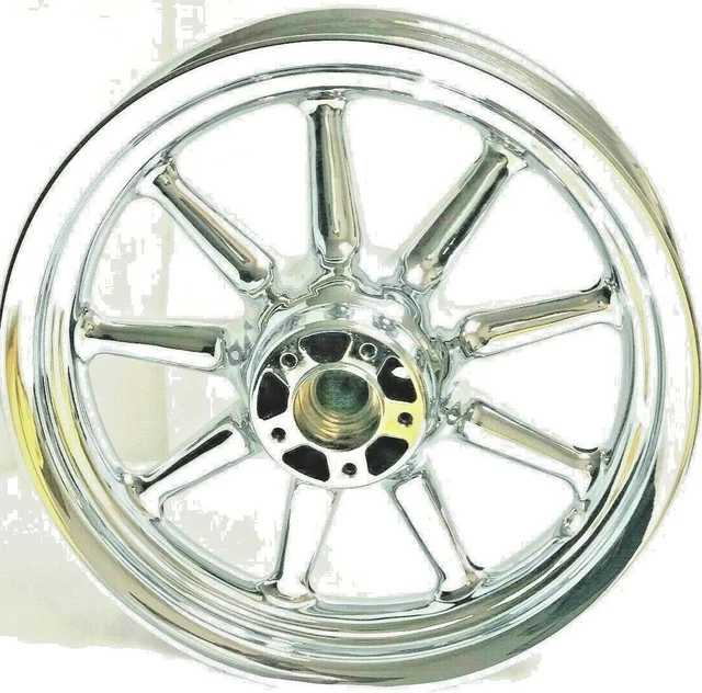 HARLEY DAVIDSON CHROME Street Glide 9 Spoke Wagon Wheel Front 0008