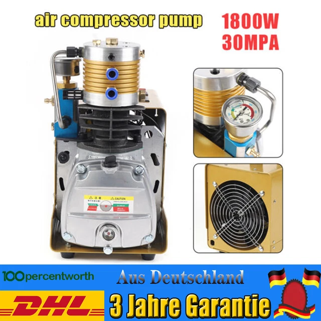 4500PSI Elektrische Kompressorpumpe Luftpumpe Hochdruck Luftkompressor 30MPA