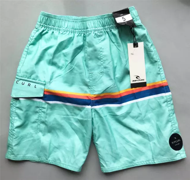 Rip Curl Boys Kids Children Size 5 Boardshort Shorts New - OBOBJ7 0067 Mint