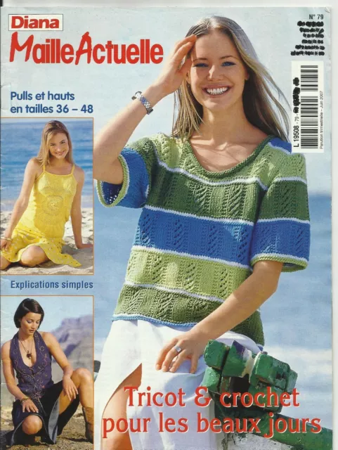 Livre Catalogue Tricot Crochet Femme Diana N° 79