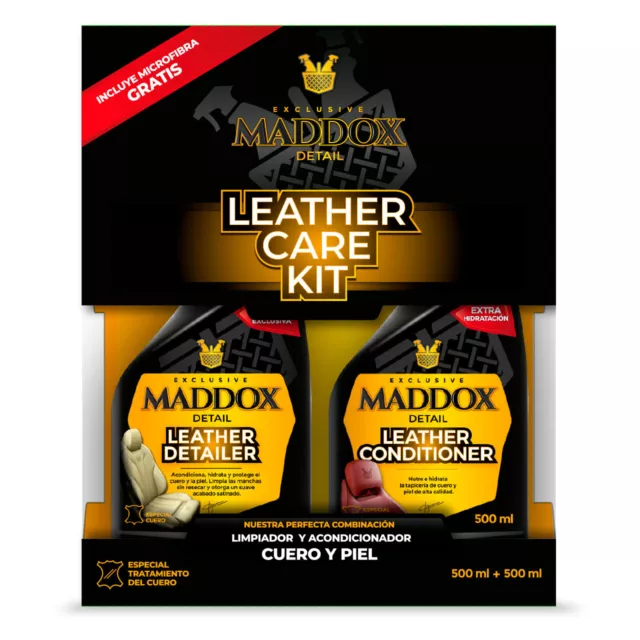 MADDOX DETAIL - LEATHER CARE KIT - Kit de limpieza y restauración cuero y piel