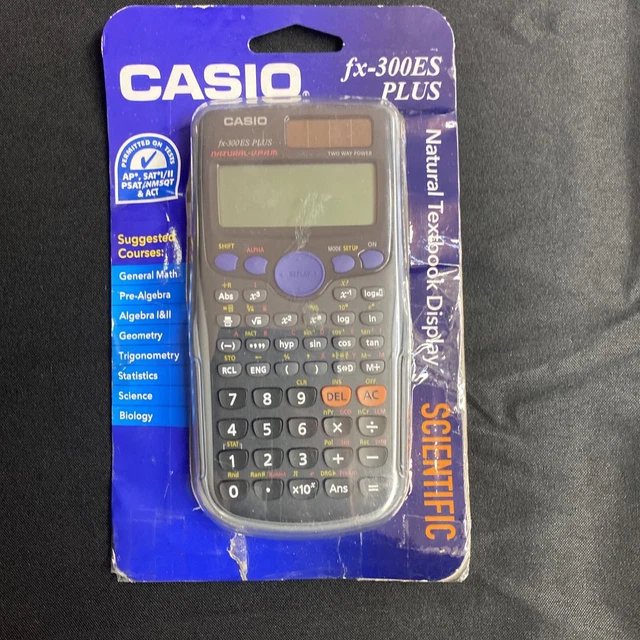 CASIO FX300ES PLUS 2nd Edition Scientific Calculator box taped see