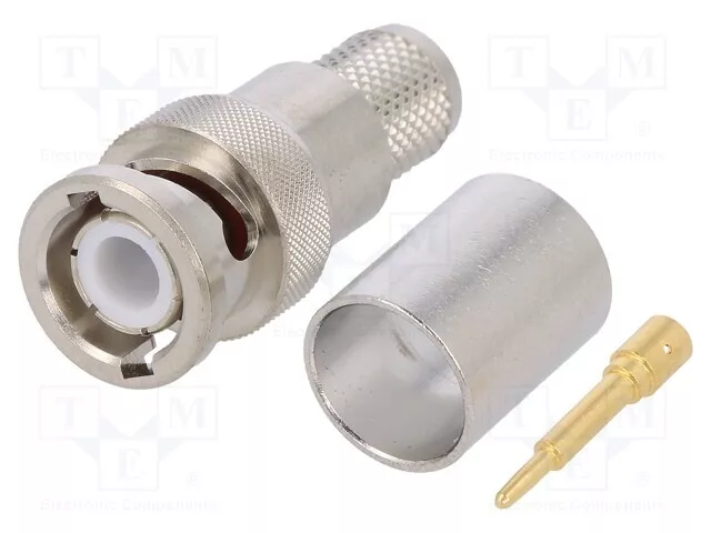 Stecker BNC 50Ω gerade CNT-400 männlich  für Leitungen 400PBM-CR BNC-Steckverbi