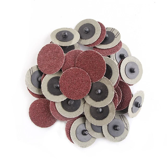 Kit utensili professionali con 50 pz dischi levigatura grana 80 diametro 2 polli