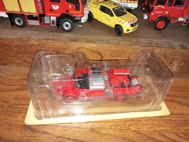 Miniature Camion De Pompiers 1/43 - Guinard-Incendie Sur Sinpar Castor, OPO 10