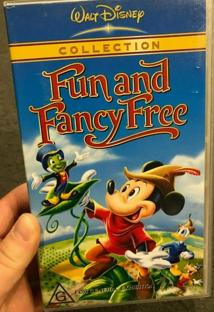 FUN AND FANCY Free VHS VIDEO TAPE (1947 animated Walt Disney kids