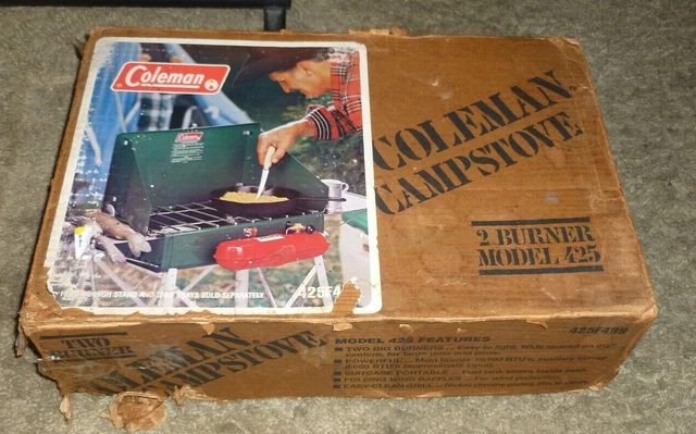 Four De Camping Vintage Coleman - Modèle 5010A700 - Boîte D'origine - Bon état