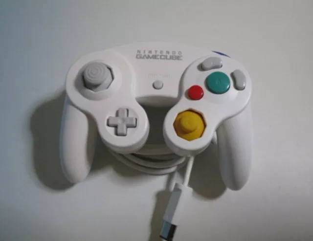 Used Official Nintendo White Classic Gamecube Controller DOL-003 GENUINE F/S