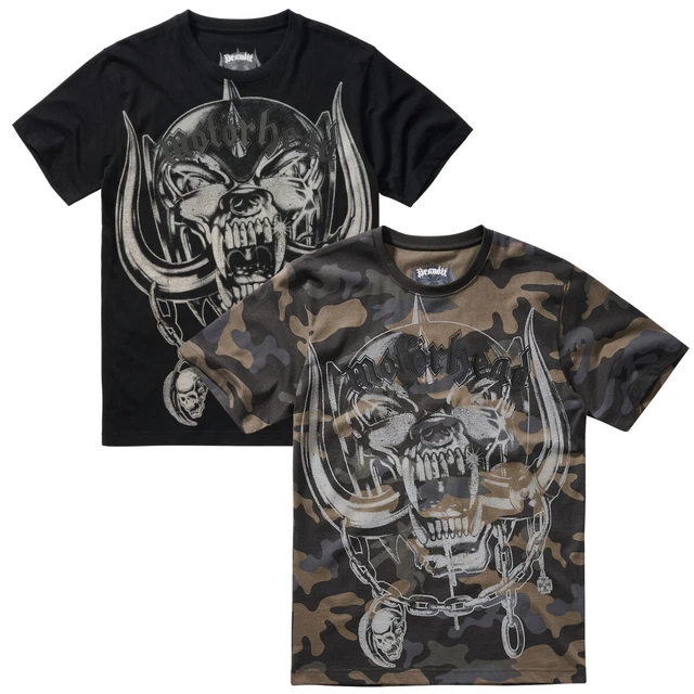 Brandit Motörhead T-Shirt Warpig Stampa Top T Shirt Uomo Muisk Gonna Legenden