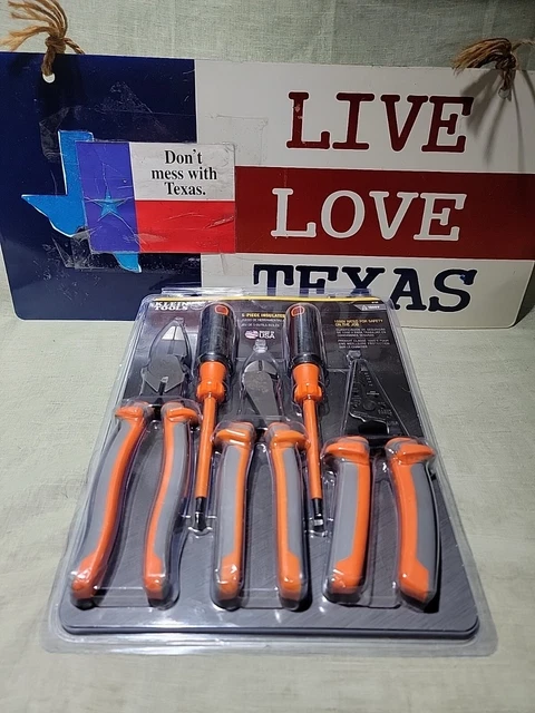 1 New Klein Tools # 9415R 5-Piece 1000V. Insulated Tool Kit Made In Usa 🤑Fs&H🤑