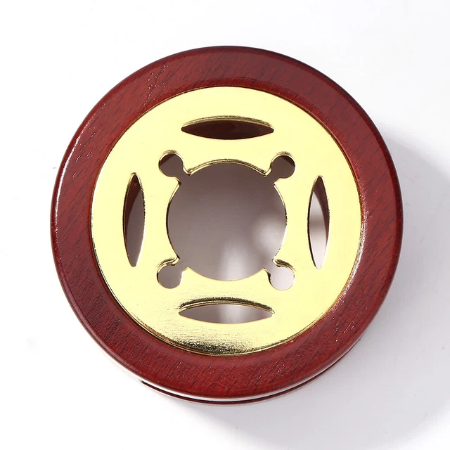 Set 3 Cucchiai Per Cera PATIKIL - In Ottone Con Manico Legno, Per Sigilli Vintage