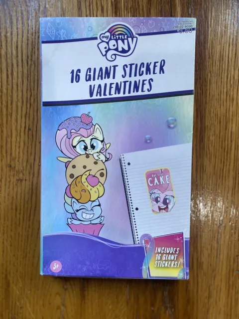 My Little Pony Giant Sticker Valentine’s Day Cards |2 Box Lot| Total Of 32 NIB