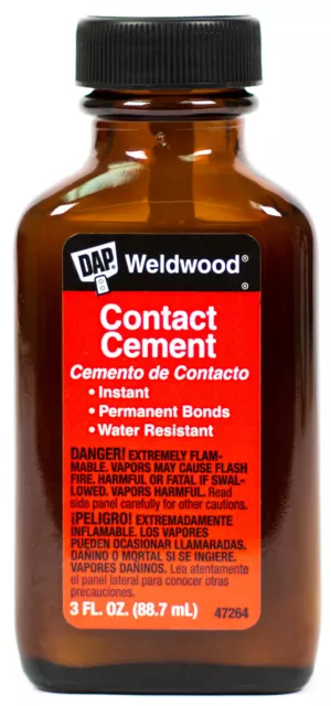DAP Weldwood Original Contact Cement Adhesive Glue, Neoprene