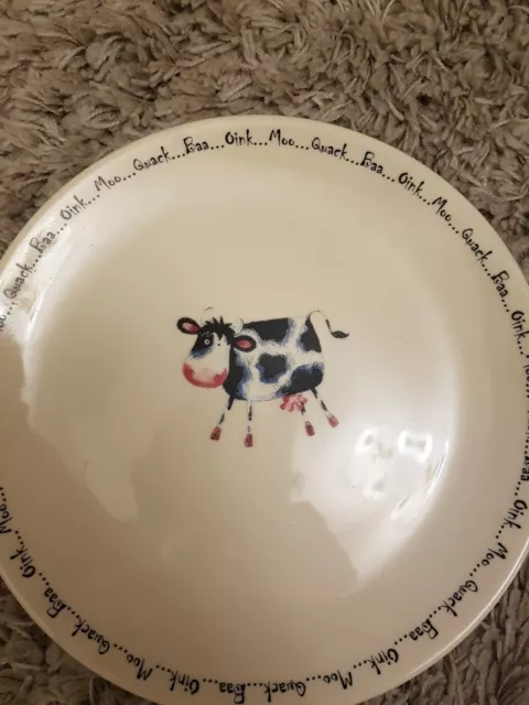 Price & Kensington - Home Farm - Cow Design - Dinner Plate