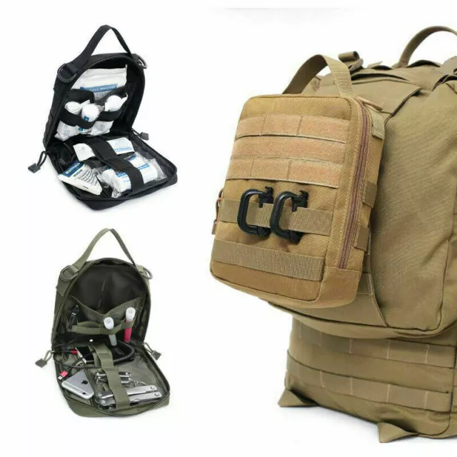 Molle First Aid Kit Tactical Medical Pouch Outdoor EMT Emergency Survival Bag