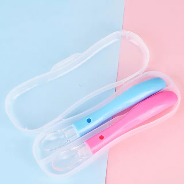 Baby portable tableware box storage plastic spoon fork travel transparent boY-FY