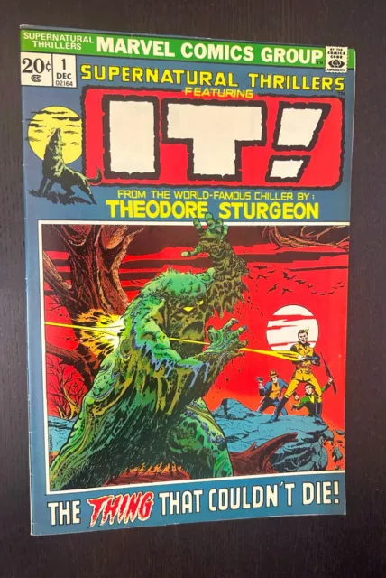 SUPERNATURAL THRILLERS #1 (Marvel COmics 1972) -- Steranko Horror -- VF-