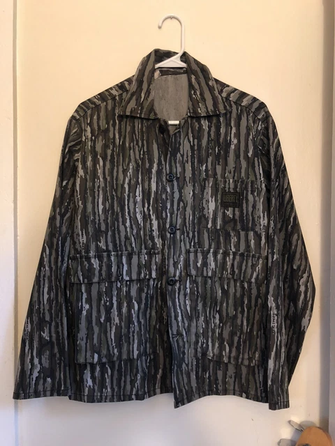 Vintage Liberty Real Tree Camo Button Jacket Mens Medium Chore Coat Workwear