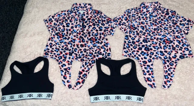 Twin girls age 5 top clothes bundle river island bluezoo Excellent Condition