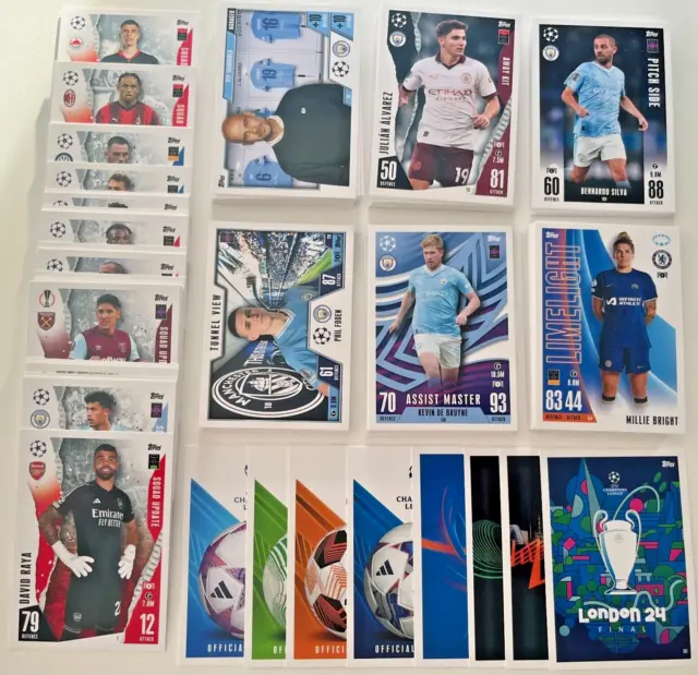 Topps Match Attax CL EXTRA 2023/2024 - Alle 188 Basis Karten - Komplett - 23/24