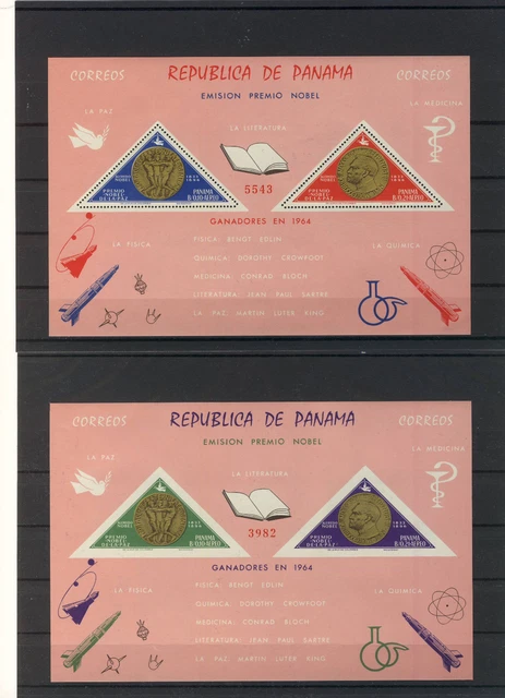 Panama Block 38 Postfrisch A+B !