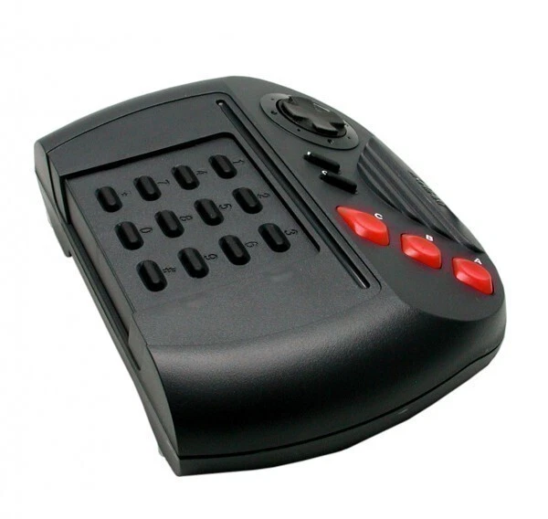 Manette Officielle Atari Jaguar - Noire, état Excellent, Très Peu Utilisée