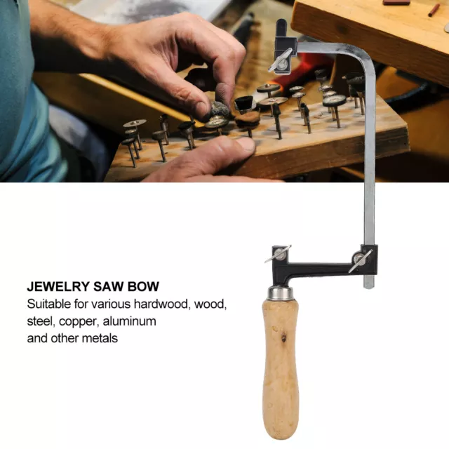 Portable Saw Bow DIY U Shaped Saw Bow Jewelry Craft Making Processing Tool F GHB