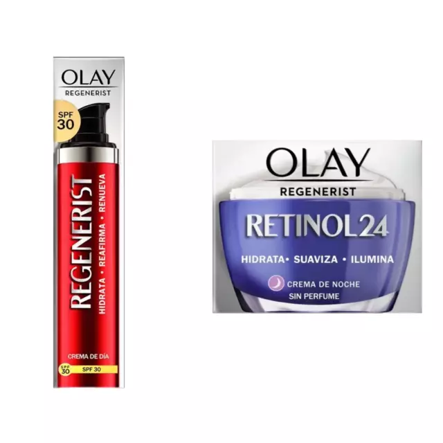 Pack Olay - Crema día anti-edad SPF30 50ml + Retinol24 Hidratante de noche 50ml