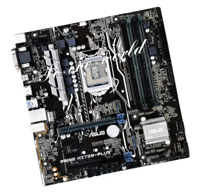 Asus PRIME H270M-PLUS LGA 1151 USB3.1 Micro ATX DDR4 DIMM Intel H270 Motherboard