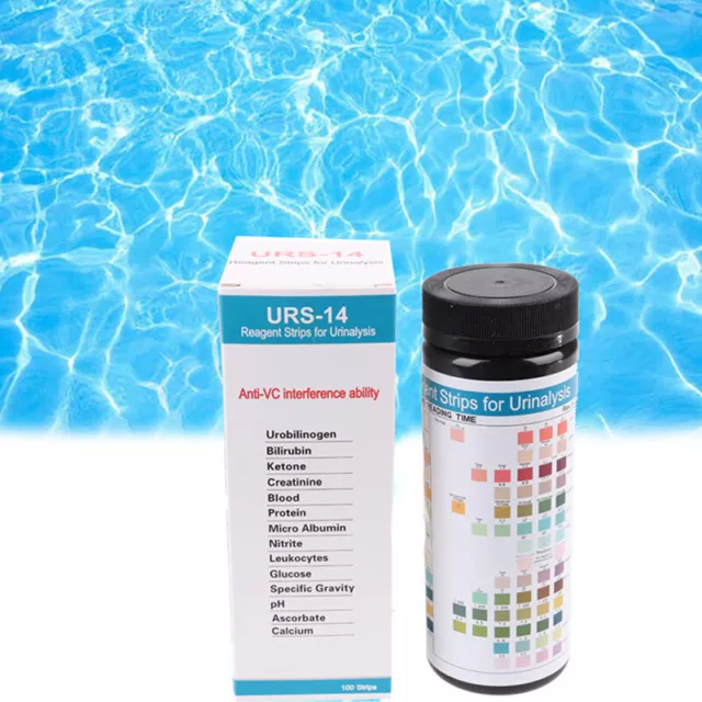 URS-14 100strips Urinalysis Reagent Test Paper Urine PH Test Strips Leukocyt  ZF