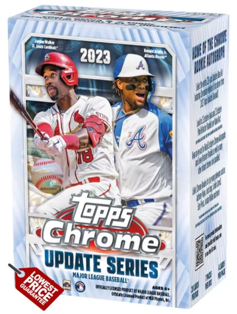 2023 Topps Chrome Updates Baseball Factory Sealed Value Box 28 Cards SAVING