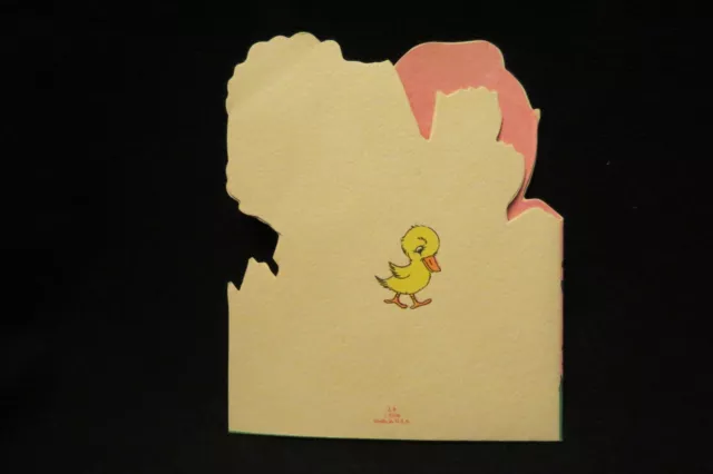 Vintage Dapper Duck Couple Easter Card 1940S By J. P. 3