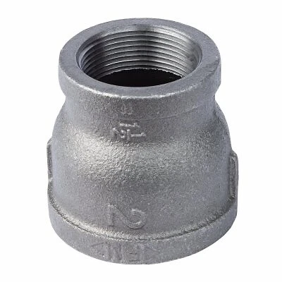 Pipe Fitting, Black Reducing Coupling, 1 x 1/2-In. -521-353HN