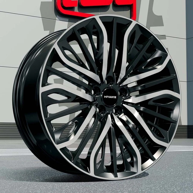 Range Rover Hawke Wheels RANGE ROVER VOGUE L405 x 4 HAWKE VEGA Alloy Wheels 22x9.5 5-120 Black ...