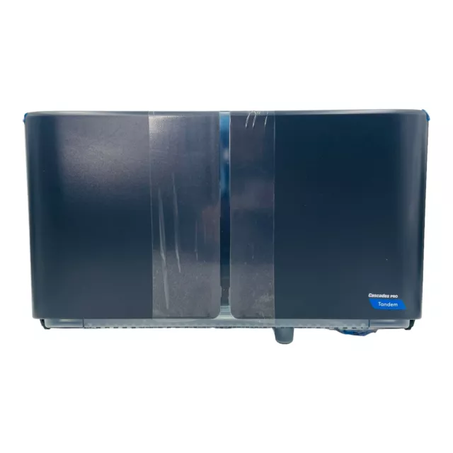 Cascades Pro Tandem Jumbo Roll Toilet Paper Dispenser, Double Roll Dispenser