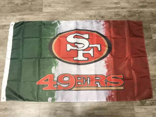 San Francisco 49ers Familia Huelga Flag 3' x 5' Quest For 6 Red