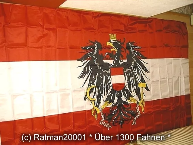 FAHNE FLAGGE ÖSTERREICH mit Wappen - 2 - 150 x 250 cm EUR 14,60 - PicClick  DE