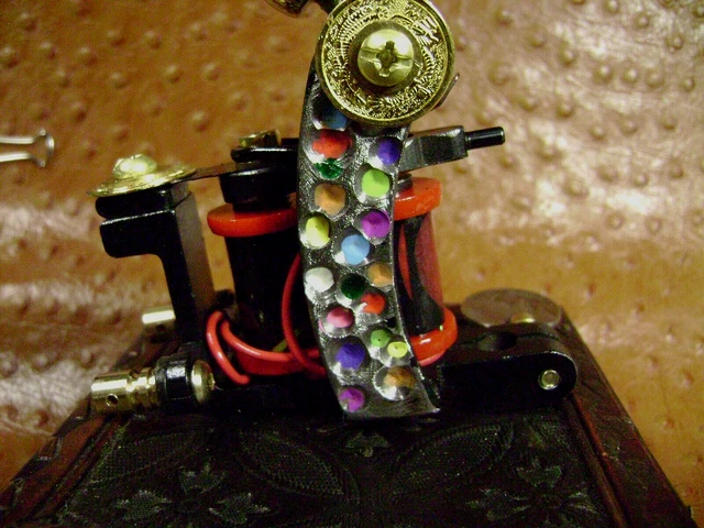 "Máquina de tatuaje personalizada...""MOSAICO IMPRESIONANTE. "EMPACADOR DE COLOR"