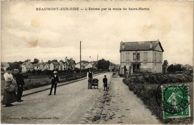 CPA Beaumont s Oise L'entree par la route de St.Martin FRANCE (1309460)