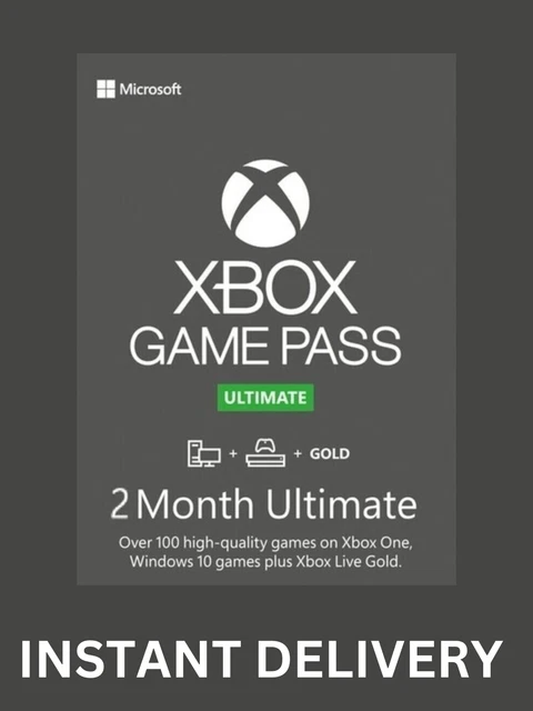 Xbox Ultimate Game Pass 2 Month Trial Code Live & Gold INSTANT DELIVERY
