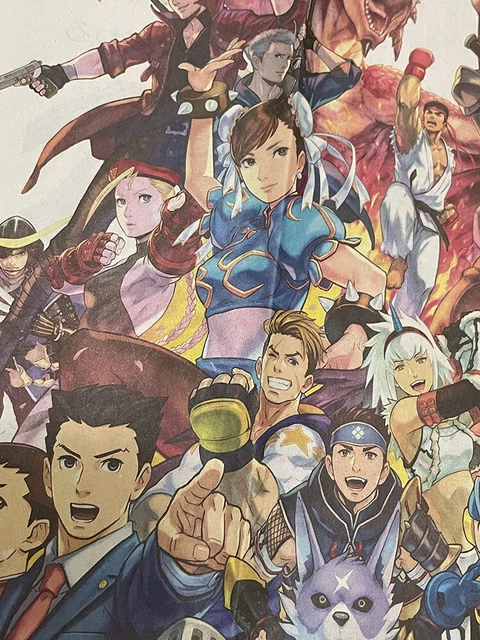 FULL-PAGE NEWSPAPER ADVERTISEMENT Capcom 40Th Anniversary Strike 2 ...