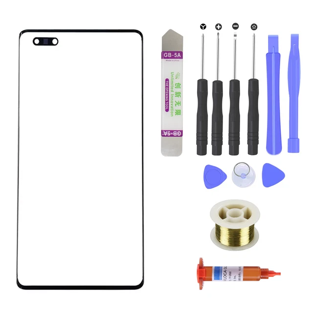 Avant Verre Pour Huawei Mate 40 Pro Numériseur LCD Écran Tactile Vitre + UV