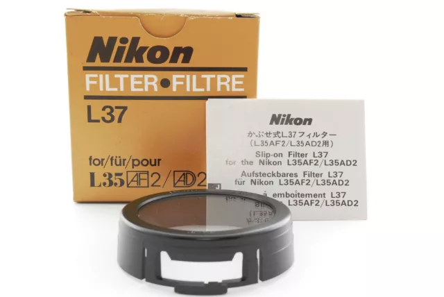 *UNUSED Boxed* Genuine Nikon Filter L37 for L35 AF2 or L35 AD2 From Japan 815664