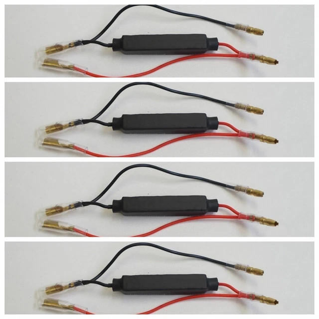 RC10 4 Resistenze Elettriche 10 WATT 10 Ω per Frecce a Led SEQUENZIALI