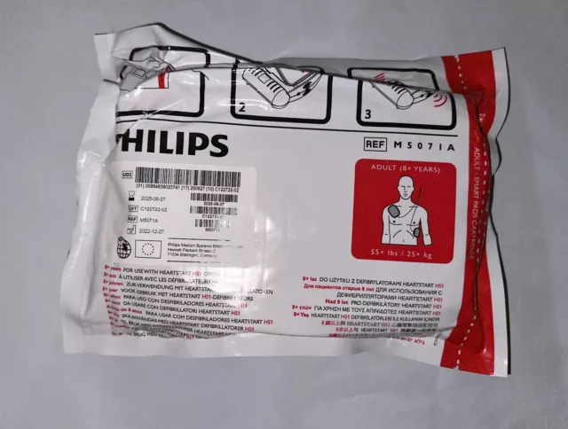 Philips HeartStart OnSite Adult Smart AED Electrode Pads – M5071A