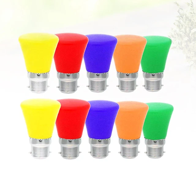 10 Pcs Ampoule LED Ampoule Colorée Décoration D'intérieur Noël