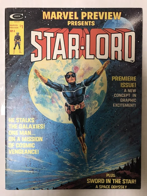 Marvel Preview #4 1975 Original Comic Book Magazine 1st Starlord GOTG