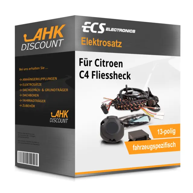 Für Citroen C4 Fliessheck 11.2009-09.2020 ECS E-Satz 13polig fahrzeugspezifisch