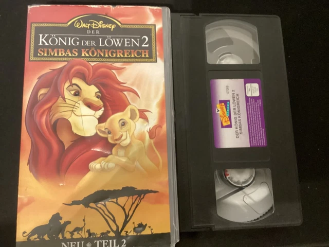 Der König Der Löwen 2 Simbas Königreich Nuka WALT DISNEY VHS mit Hologramm König der Löwen 2 Simbas Königreich, Teil