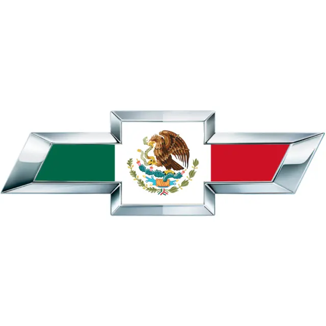 CJ 2 Silverado bandiera messicana universale Chevy Bowtie fogli in vinile...